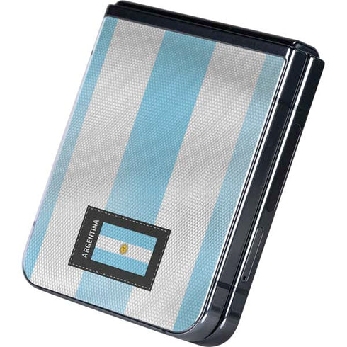 Argentina Soccer Flag Galaxy Z Flip5 5G Skin